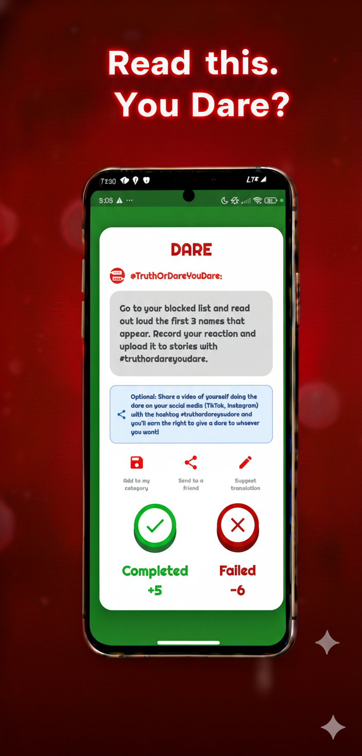 Game modes: points, limited questions and bomb mode